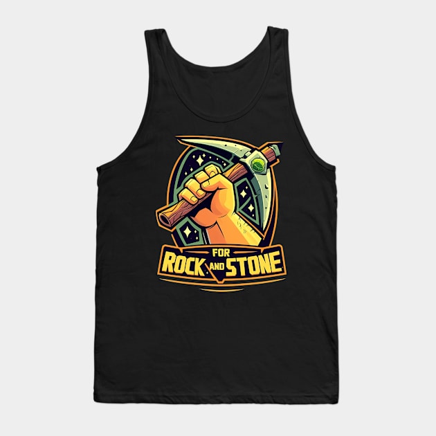 Deep Rock Galactic For Rock and Stone Tank Top by Arnieduke